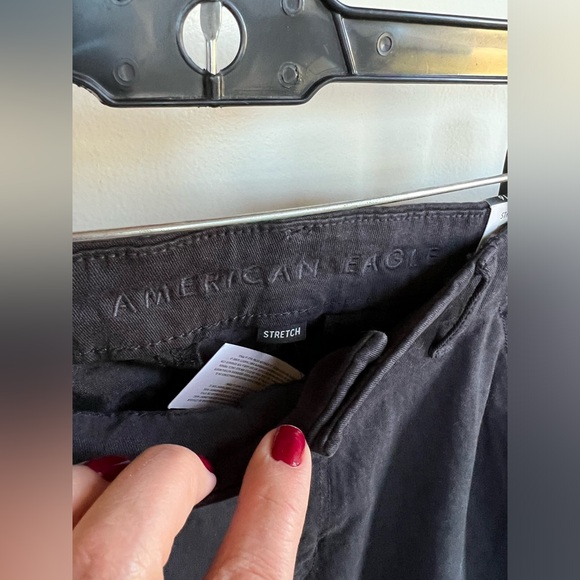 AE Stretch Super High Waisted Baggy Wide-Leg Trouser, Current Season, NWT, 16T - Picture 2 of 9